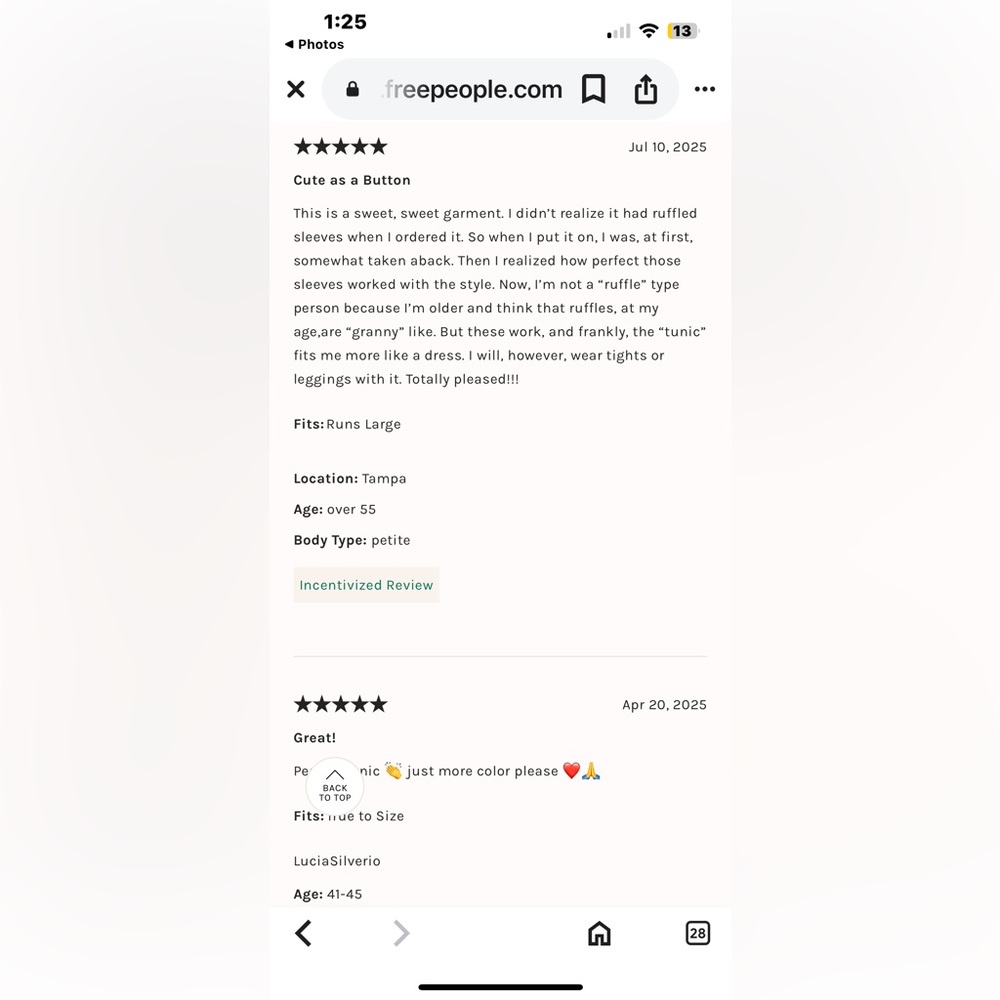 NWT FREE PEOPLE MOVEMENT Spring Forward Tunic In Midnight Navy Combo MSRP $128 - Picture 8 of 16